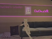 hot Virtual Angel has fun with her new toys (loud moaning and pov) in vrchat 1/16