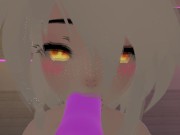 hot Virtual Angel has fun with her new toys (loud moaning and pov) in vrchat 6/16
