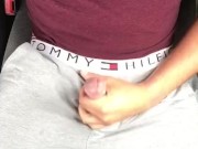 Teen boy jerk off yourself in a car parking-the first shoot went to back seat 4/16