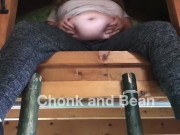 Fat Girl In a Loft Playing with Belly