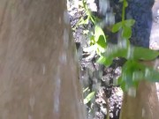 Cute Slutty Dirty Gardening CamGirl Plays Outside in Garden Cleans up Sprays Shorts Garden Hose 10/16