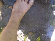 Cute Slutty Dirty Gardening CamGirl Plays Outside in Garden Cleans up Sprays Shorts Garden Hose 12/16