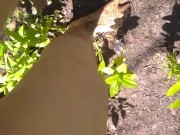 Cute Slutty Dirty Gardening CamGirl Plays Outside in Garden Cleans up Sprays Shorts Garden Hose 4/16