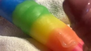 cumming on my BD Bumble Hooves