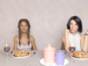 Acting Lessons:Dinner With Two Hot Sexy Girls-Ep 10 13/16