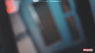 RISKY FUCKING OUTSIDE PUBLIC HALLWAY ALMOST CAUGHT MASTURBATING