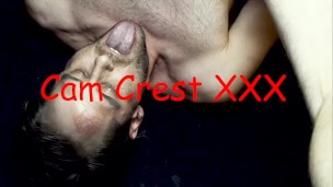 Cam Crest gets a slo-mo self-facial
