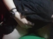 Goth so horny shes Pillow humping