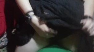 Goth so horny shes Pillow humping