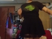 VIDEO NUMBER 50!!! THIS BIG TITTED GOTH CHICK HAS MADE 50 VIDEOS!!!