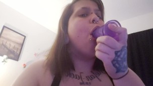 Doms maid fucked by her dildo 