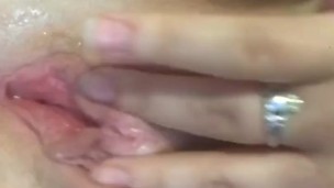 Rubbing My Slick Cunt