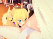 (3D Hentai)(Lesbian) Bowsette x Rosalina 15/16