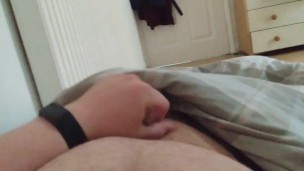 Tubby takes care of morning wood