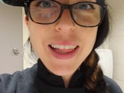 Made A Huge Mess With My Golden Piss In the Public Restroom 16/16