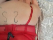 Josephine James taking black cock back shots