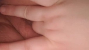 Teasing my wet pussy 