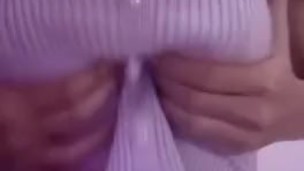 Little busty asian wants to bounce on big cock
