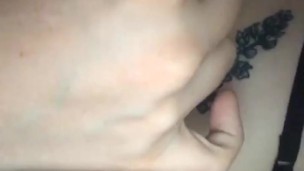 Piss Slut Plays with Used Panties