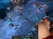 Playing with my vibrator on the highest setting makes me moan intensively! League of Legends #9 Luna 10/16