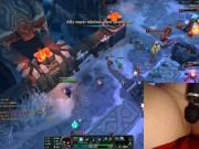 Playing with my vibrator on the highest setting makes me moan intensively! League of Legends #9 Luna 11/16