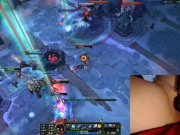 Playing with my vibrator on the highest setting makes me moan intensively! League of Legends #9 Luna 13/16