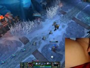 Playing with my vibrator on the highest setting makes me moan intensively! League of Legends #9 Luna 14/16