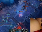 Playing with my vibrator on the highest setting makes me moan intensively! League of Legends #9 Luna 15/16
