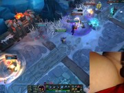 Playing with my vibrator on the highest setting makes me moan intensively! League of Legends #9 Luna 16/16