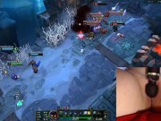 Playing with my vibrator on the highest setting makes me moan intensively! League of Legends #9 Luna 4/16