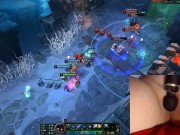 Playing with my vibrator on the highest setting makes me moan intensively! League of Legends #9 Luna 7/16