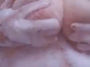 Playing with my tits :)