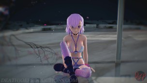 MMD SFW Pink Misaka - Roll Deep 1094