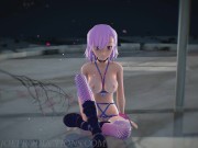 MMD R18 Nude Pink Misaka - Roll Deep 1094 14/16