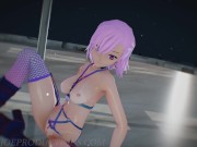 MMD R18 Nude Pink Misaka - Roll Deep 1094 4/16