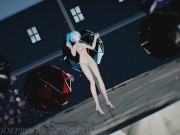 MMD SFW Blue bikini Miku - Anitta - Sua Cara