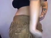 Dirty  cowgirl dollytartfarts farts on your dick and gets messy   7/16