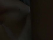 Slut takes huge load on tight tummy  10/16