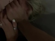 Slut takes huge load on tight tummy  4/16