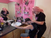 OmankoVivi Shaving Daddy┌( ಠ‿ಠ)┘Happy Father's Day! SFW Vlog 6/16