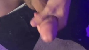 Clay Longs nutting on mirror 