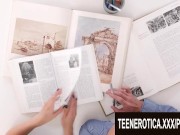 Nerdy Teen Slut Katty West Wants the Tutors Fat Cock Inside Her Ass