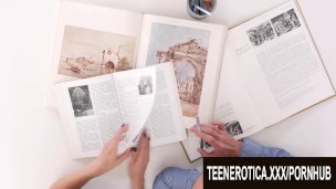 Nerdy Teen Slut Katty West Wants the Tutors Fat Cock Inside Her Ass