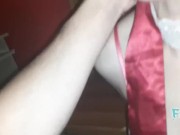 Wife sex slave game. sucks my dick. Cumshot mouth, lips, face 14/16