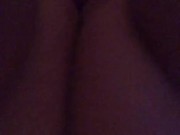 Rubbing my pussy with a vibrator until I cum