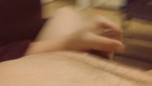 chubby belly jiggles as I cum