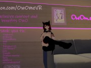 Virtual cam girl puts on a show for you in vrchat ❤️Intense moaning and squirming~ [Devil Cosplay] 1/16