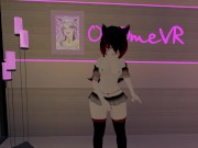 Virtual cam girl puts on a show for you in vrchat ❤️Intense moaning and squirming~ [Devil Cosplay] 7/16
