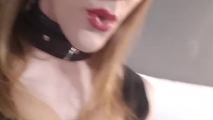 Tranny loves smoking fetish