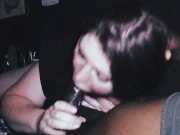 Long tongue wife showing off her skills 15/16